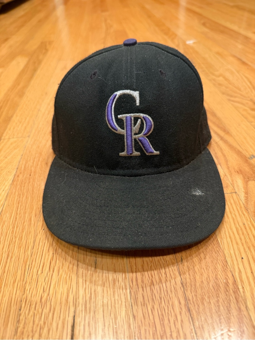 Colorado Rockies MLB Black/Purple Embroidered Logo Baseball Cap
